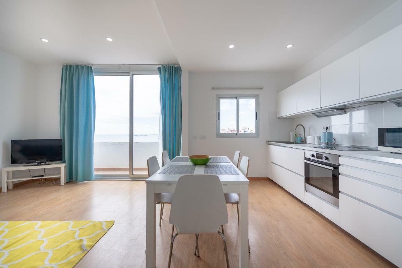 Vista Playa Y Mar - Sea View, Wifi And Ac Melenara Exterior foto